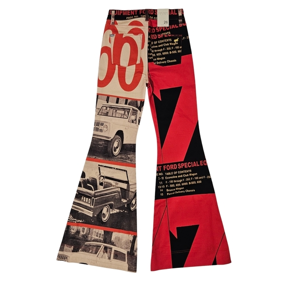 Alice + Olivia x Bronco Stacey Bell High Rise Jeans 26, 66 Photographic NWT - Picture 6 of 10